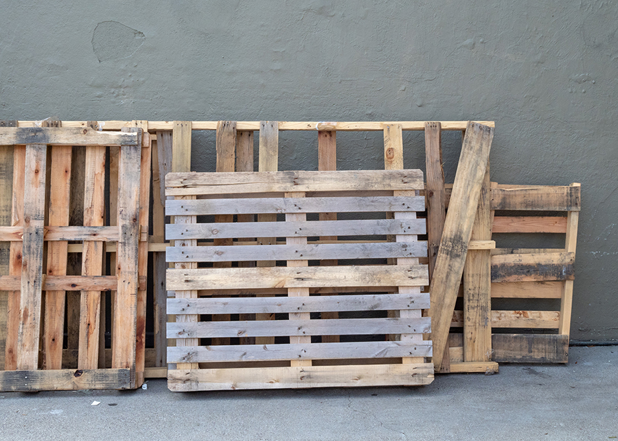 Fire Safety Alert Idle Wood Pallet Storage on the NIH Bethesda Campus